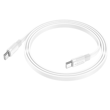 Borofone BX89 USB-C zu USB-C Kabel 60W 1 Meter weiss-grau