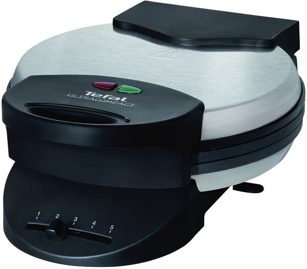 Tefal Waffeleisen WM310D Edelstahl-Schwarz