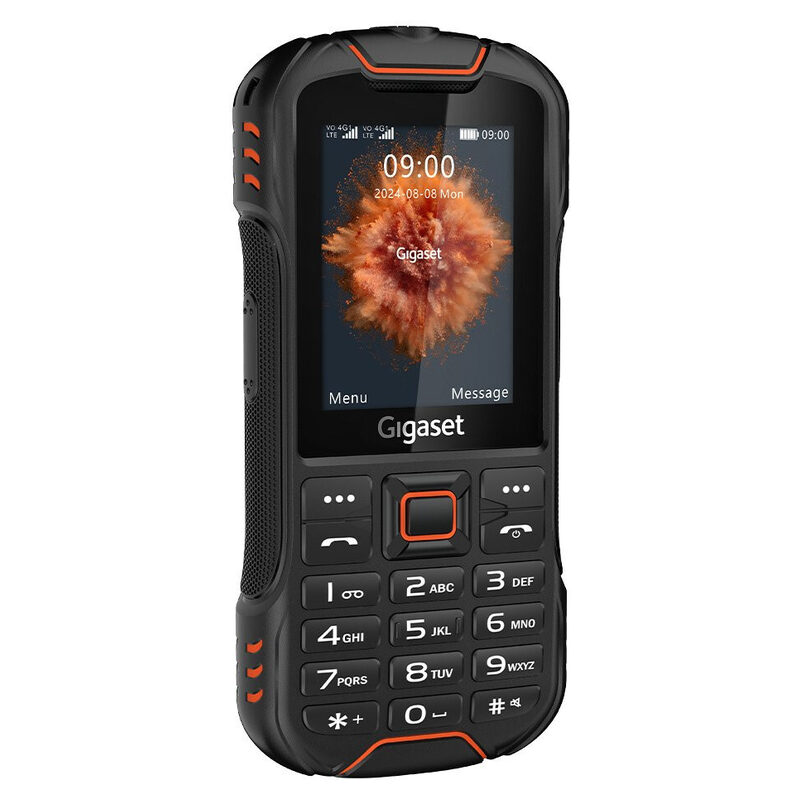 Gigaset GLX8 Plus 4G Dual SIM, schwarz Outdoor Featurephone