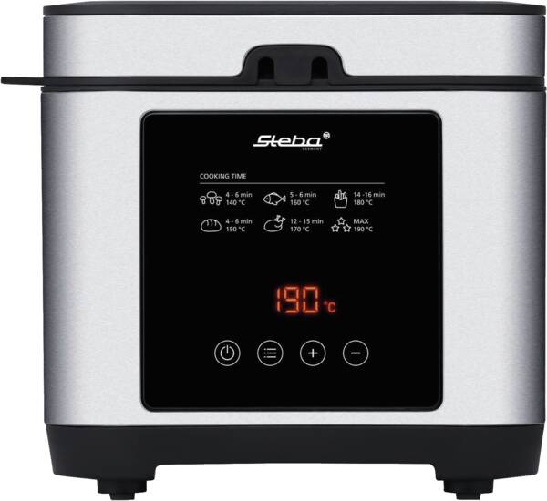 Steba Fondue-Fritteuse DF 150F Edelstahl-Schwarz