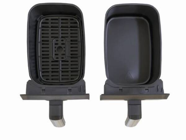 Unold Doppel-Heißluft-Fritteuse 58685 Heißluftfritteuse Doppelkammer TWIN ZONE Schwarz