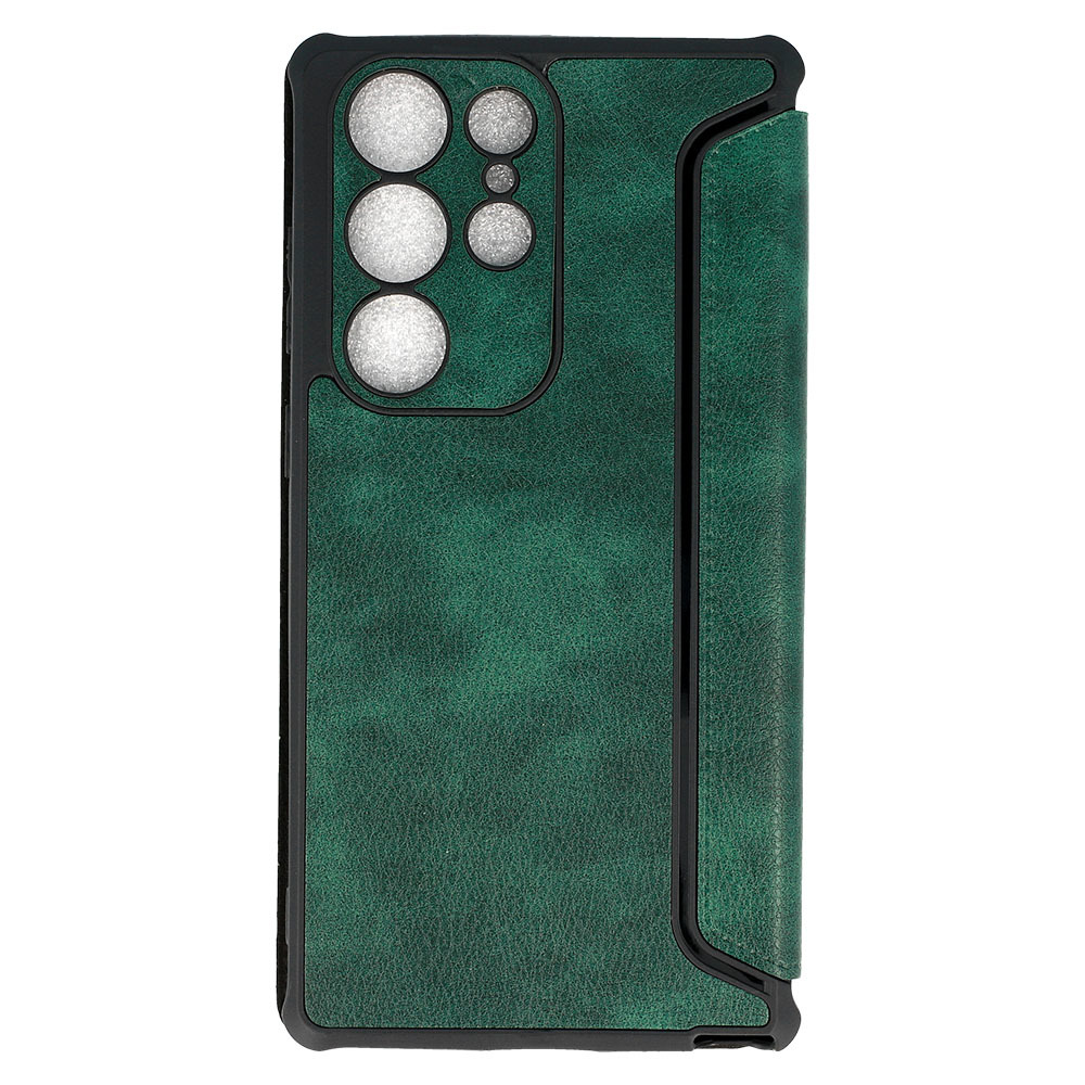 RAZOR LEATHER BOOK CASE DARK GREEN für SAMSUNG GALAXY A33 5G