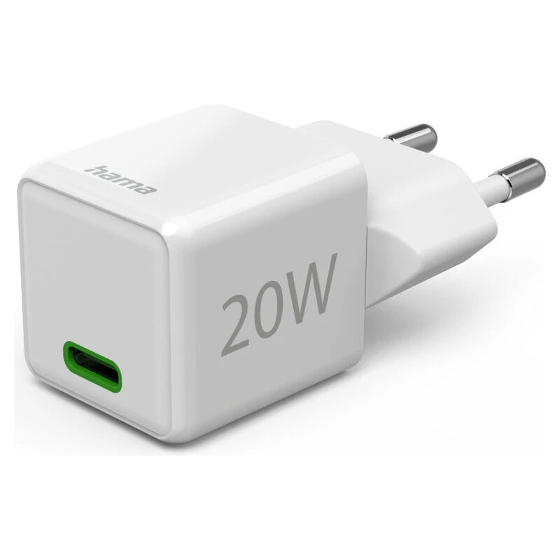 Hama Netzteil Mini, USB-C 20W weiss