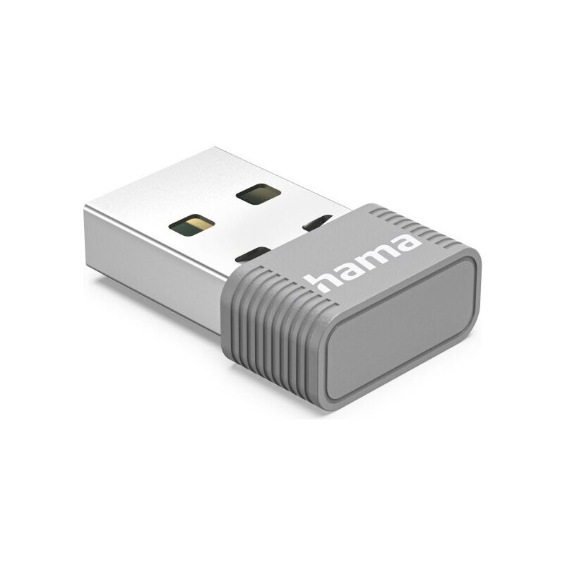 Hama Nano-WLAN-USB-Stick AX900, 2.4/5 GHz, Grau