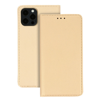 TELONE SMART BOOK MAGNET CASE gold für Apple iPhone 12 mini