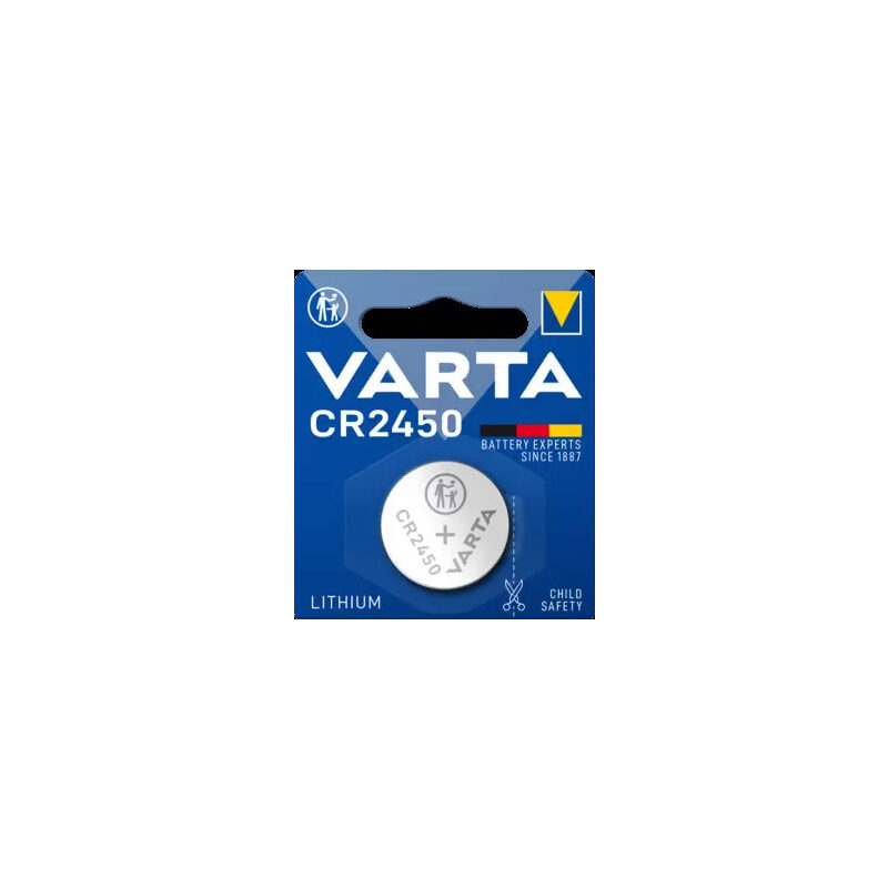 Varta CR2450/1BP Knopfzelle Li Coin 