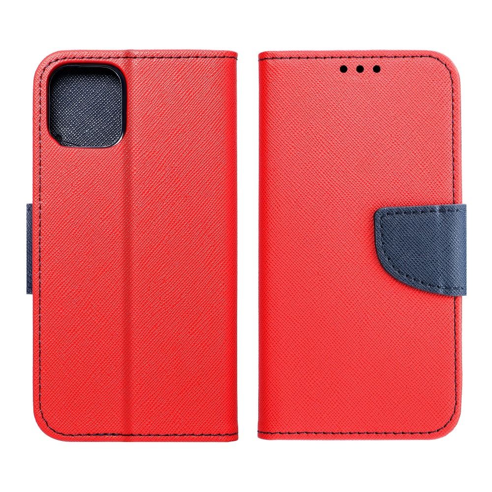 Fancy Book Case für APPLE IPHONE 7 Plus / 8 Plus Rot/Dunkelblau