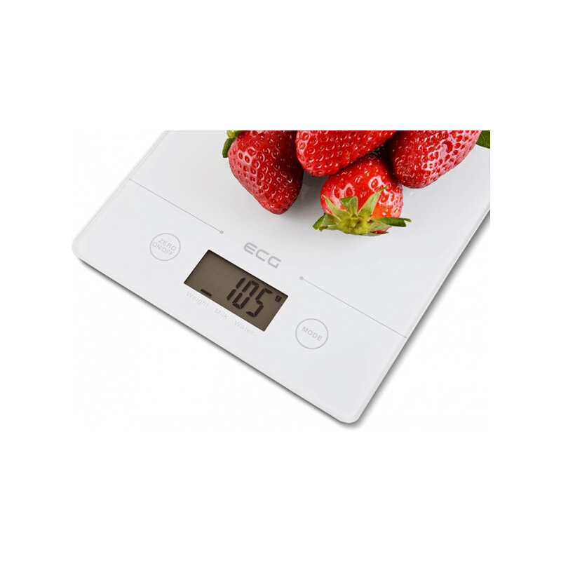 ECG KV 117 SLIM white, Küchenwaage, weiss