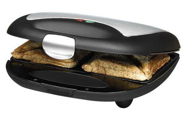 Rommelsbacher Sandwichmaker ST 710 Edelstahl-Schwarz