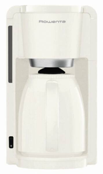 Rowenta Filterkaffeemaschine CT3801 Thermo Weiss-Edelstahl