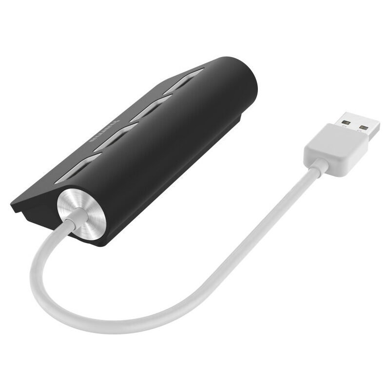 HAMA USB-2.0-Hub 1:4, bus-powered, schwarz