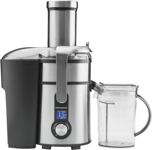 Gastroback Entsafter 40151 Design Multi Juicer Digital Edelstahl-Schwarz