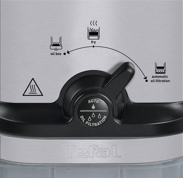 Tefal Fritteuse FR701616 OLEOCLEAN COMPACT Edelstahl-Schwarz