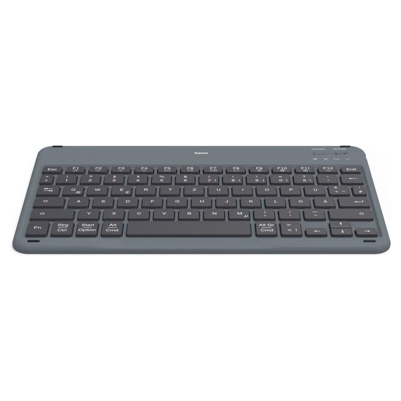 Hama Tablet-Tasche mit Bluetooth-Tastatur Travel 500, universal, 18-28cm (7-11) Schwarz/Grau