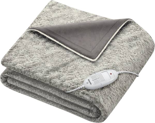Beurer Heizdecke HD 75 Cosy Nordic Beige-Braun