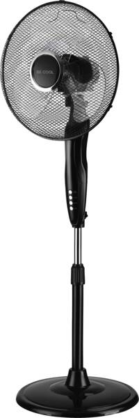 BE COOL Stand-Ventilator BC16SFRC Schwarz
