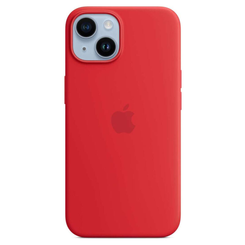 Apple iPhone 14 Plus Silikon Case rot