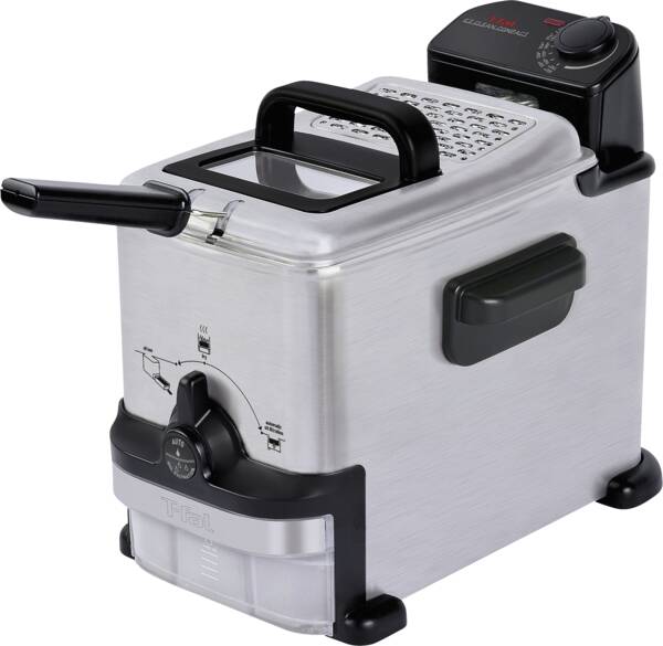 Tefal Fritteuse FR701616 OLEOCLEAN COMPACT Edelstahl-Schwarz
