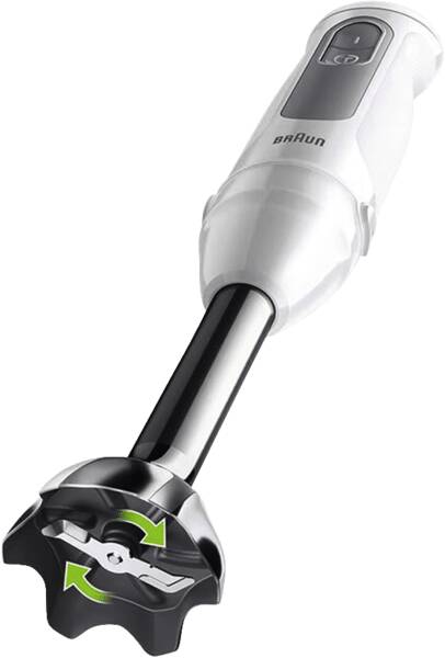 Braun Domestic Home Stabmixer MQ 50001 M Weiss-Greige
