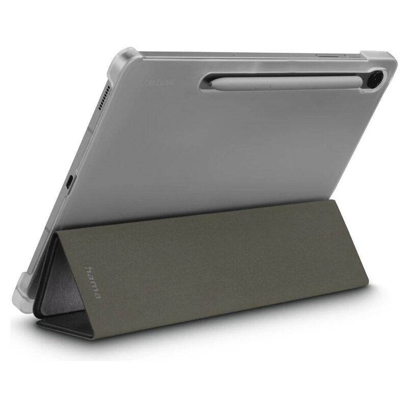 Hama Tablet-Case Fold Clear mit Stiftfach für Samsung Galaxy Tab S9 FE 10.9, Schwarz