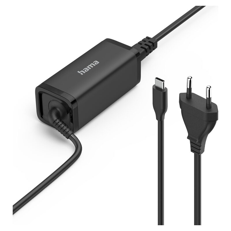 HAMA Universal-Notebook-Netzteil, USB-C, 20V/100W, schwarz