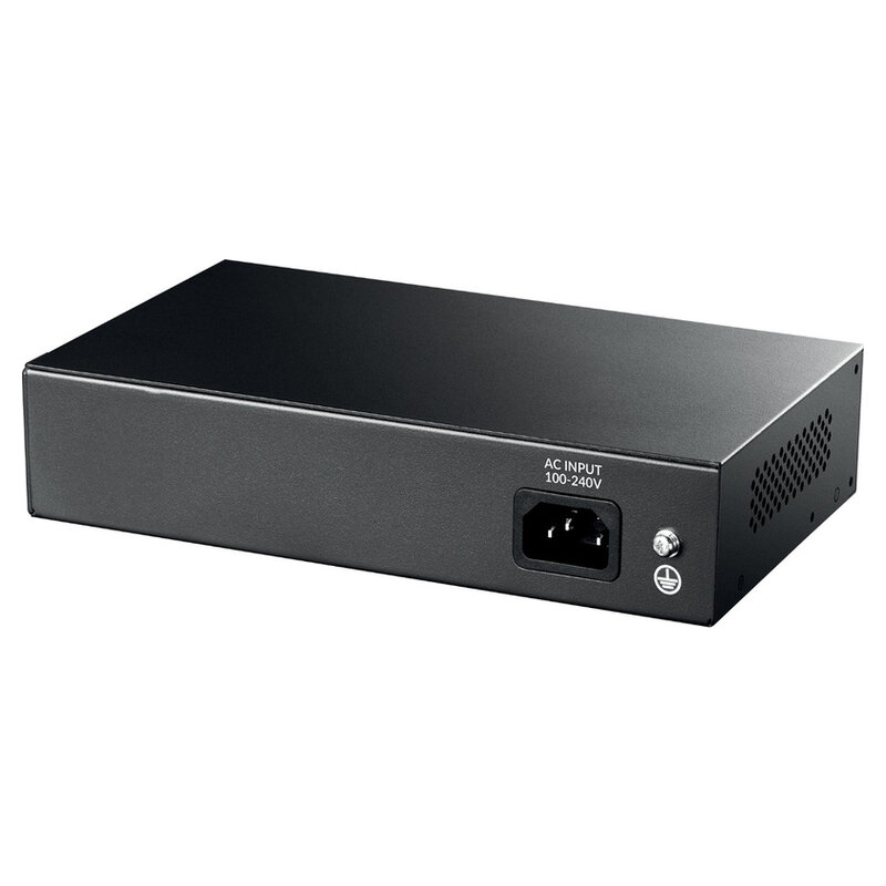 Strong 6-Port Gigabit POE+ Switch mit 4 PoE+ Gigabit-Ethernet-Ports, schwarz