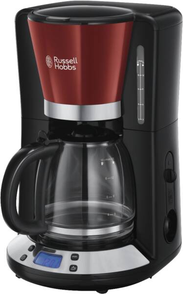 Russell Hobbs Filterkaffeemaschine Colours Plus+ Flame Red G Rot