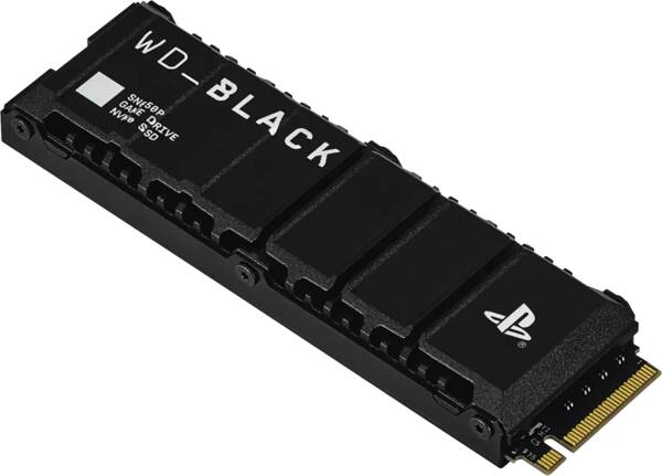 WD BLACK SN850P 2TB NVMe Gen4 x4 SSD für PS5 Heatsink Schwarz