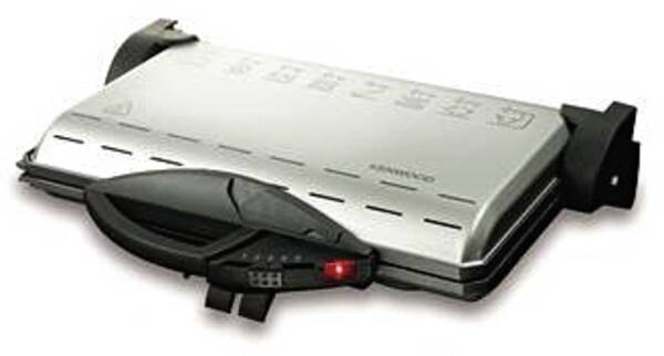Kenwood Elektro Kontaktgrill HGM200SI 2000W, Plattengrill