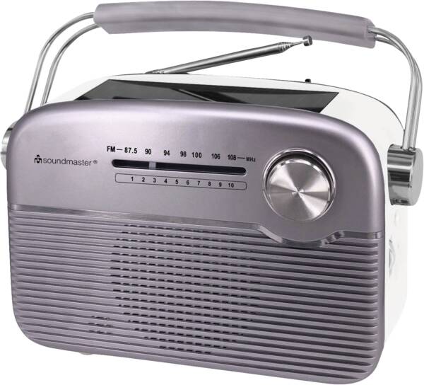 Soundmaster Kofferradio TR480SI Silber