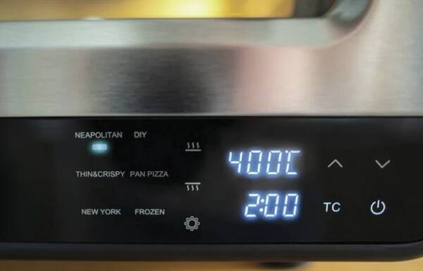 Unold Pizza-Ofen 68816 Pizzaofen LUIGI Silber