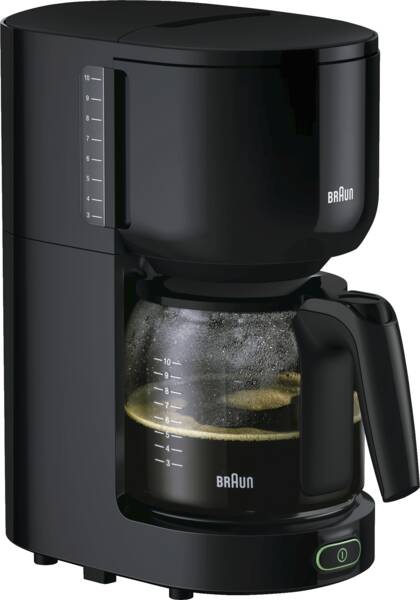 Braun Domestic Home Filterkaffeemaschine KF 3120BK PurEase Schwarz