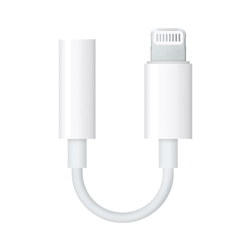 Apple Lightning Adapter auf 3.5mm Kl weiss