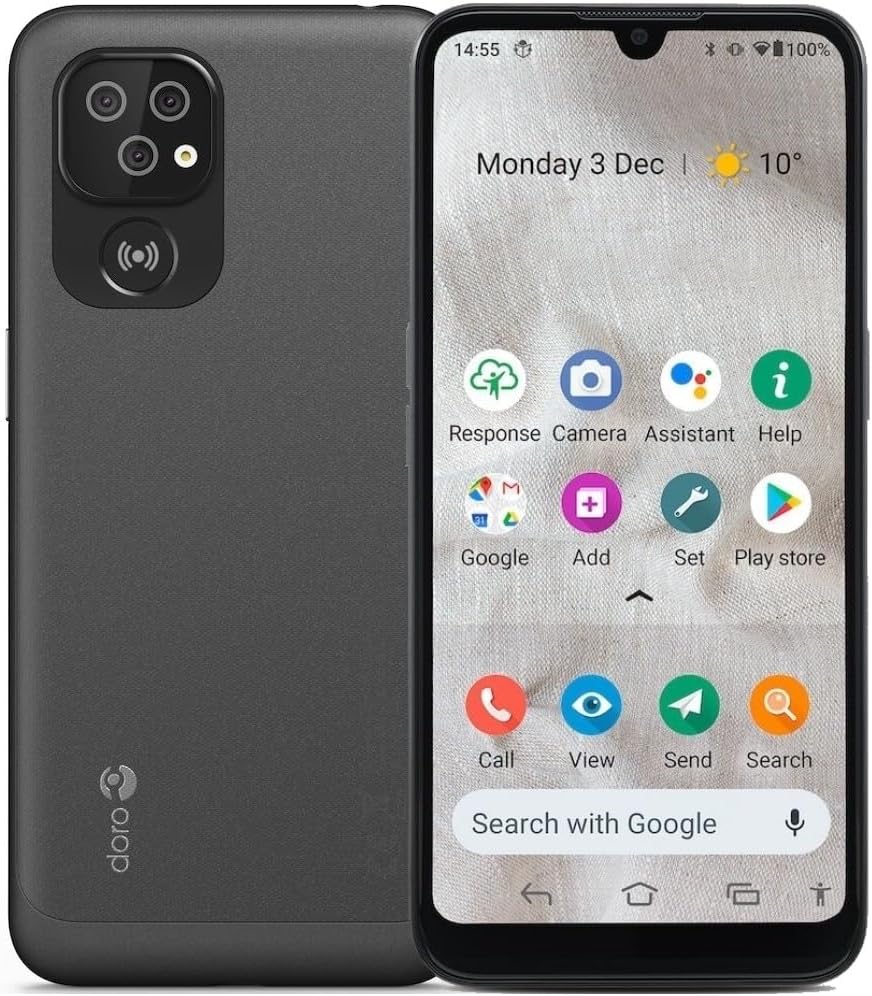 Doro 8100 32 GB Smartphone schwarz