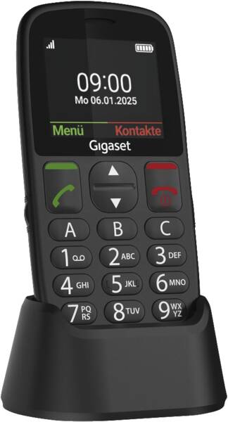 Gigaset Tastatur-Handy GL395 Schwarz