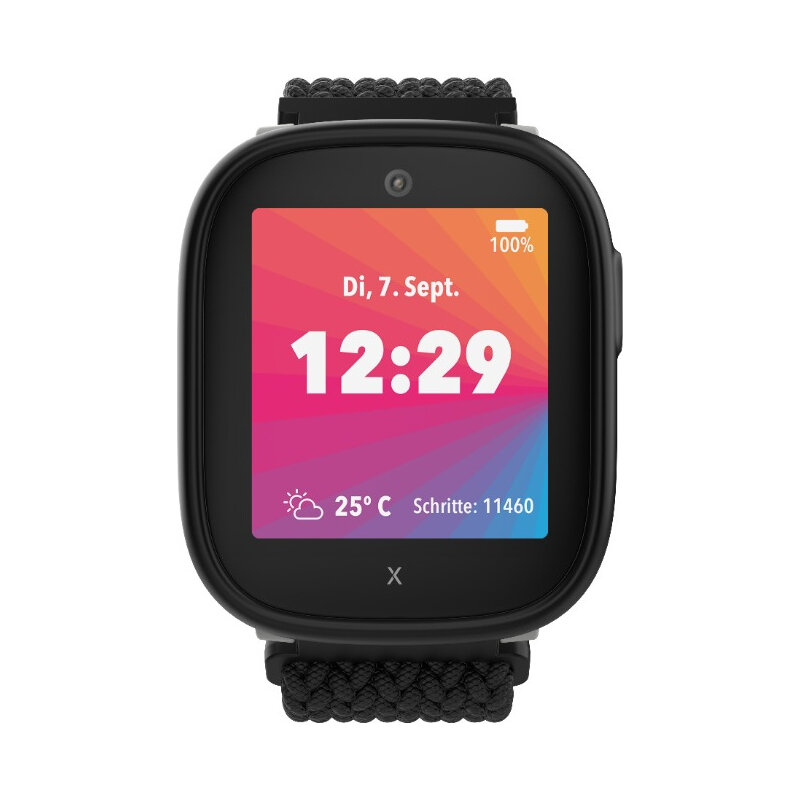 Xplora X6Play 2nd Gen Kinder Smartwatch, schwarz