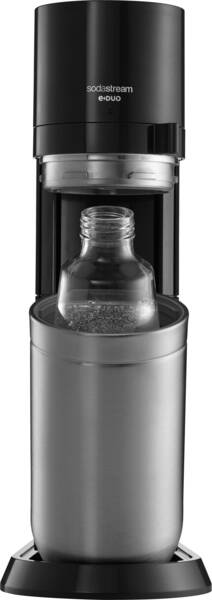 Sodastream Sodagerät E-DUO Titan Edelstahl-Schwarz