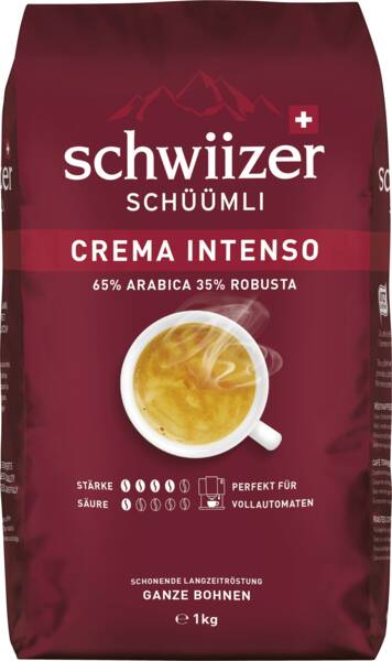 Schwiizer Schüümli Kaffee Schwiizer Schüümli Crema Intenso 1kg