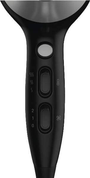 Grundig. Haartrockner HD 6080 B Silber-Schwarz