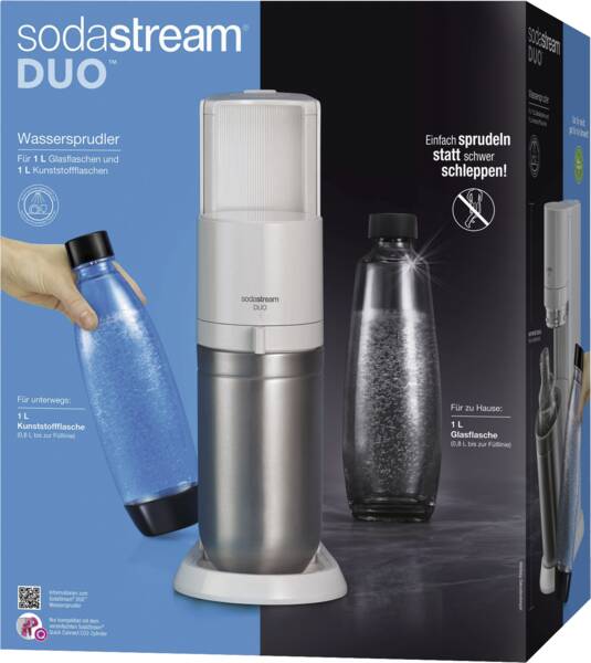 Sodastream Sodagerät DUO Wassersprudler Weiss