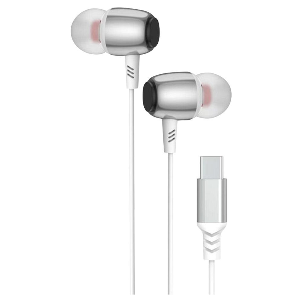 Bluestar Wire earbuds USB C (DAC) Blue Star M09C 1,2 m white