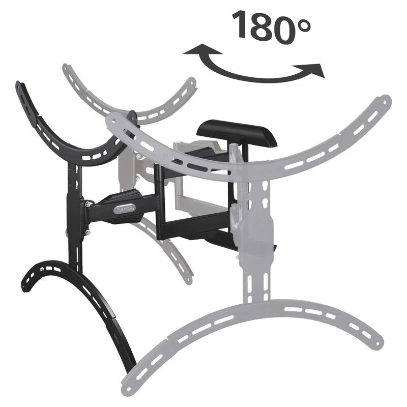 Hama TV-Wandhalterung FULLMOTION, 191 cm (75), Vesa 200x200 bis 600x500, schwarz