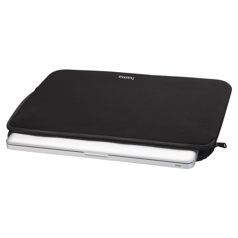 HAMA Laptop/Notebook-Sleeve Neoprene, bis 36 cm (14.1 Zoll), Schwarz