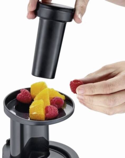 Severin Entsafter ES 3571 Slow Juicer Graumetallic-Schwarz
