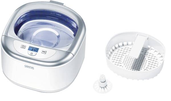 Sanitas Ultraschall-Reinigungsgerät SUR 42 Weiss-Silber