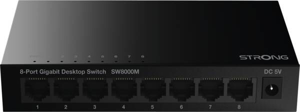 Strong 8-Port Gigabit Metall Desktop Switch