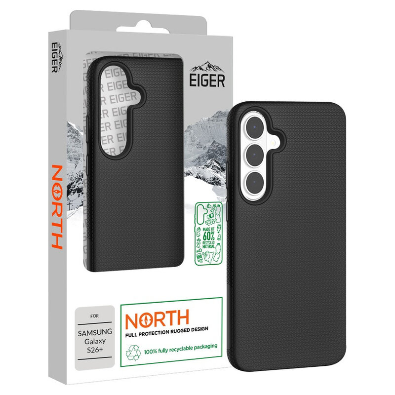 Eiger North Case für Samsung Galaxy S26+ schwarz