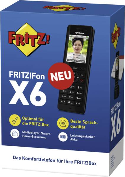 FRITZ!Fon X6 Schwarz