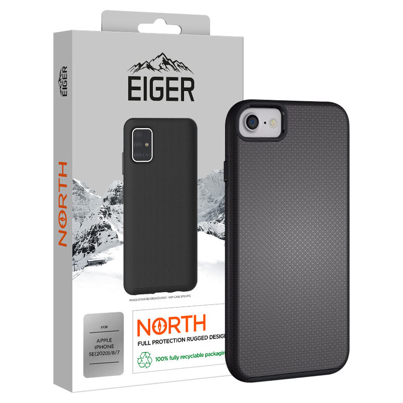 Eiger North Case schwarz iPhone 8 7 SE 2020 SE 2022