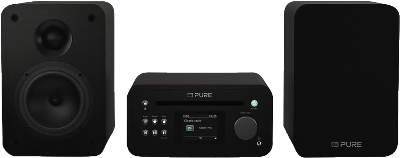 Pure Classic Stereo Mini — Black